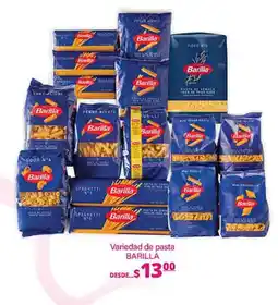 La Comer Variedad de pasta Barilla oferta