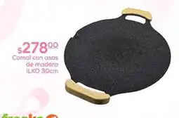 Fresko ILKO comal con asas de madera oferta