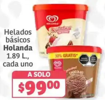 Helados básicos Holanda