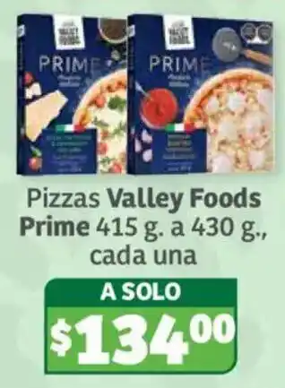 Pizzas Valley Foods Prime