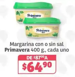 Soriana Híper Primavera margarina con o sin sal oferta