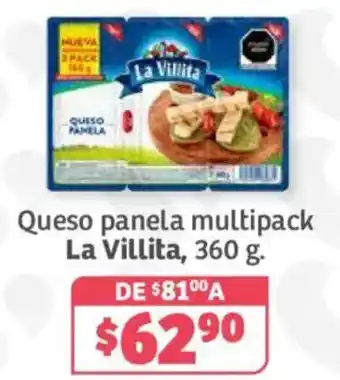 La Villita queso panela multipack
