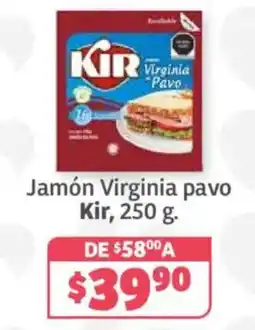 Soriana Híper Kir jamón virginia pavo oferta