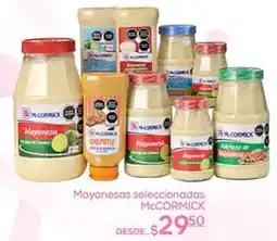 Fresko Mayonesas seleccionadas McCormick oferta