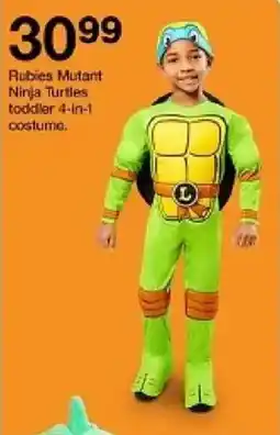 Target Rubies Mutant Ninja Turtles toddler 4-in-1 costume oferta