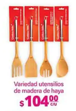 La Comer Golden Hills variedad utensilios de madera de haya oferta
