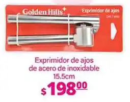 La Comer Golden Hills Exprimidor de ajos oferta
