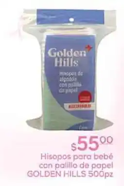 Fresko Golden Hills Hisopos para bebé con palillo de papel oferta