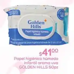 Fresko Golden Hills papel higiénico húmedo infantil aroma uva oferta