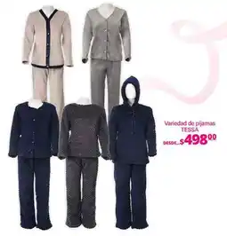 La Comer Tessa variedad de pijamas oferta
