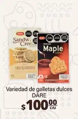 La Comer DARE variedad de galletas dulces oferta