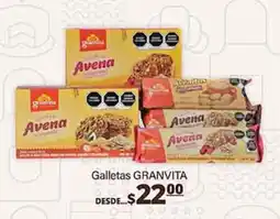 La Comer Galletas GRANVITA Avena oferta