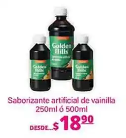 La Comer Golden Hills Saborizante artificial de vainilla oferta
