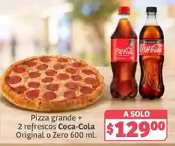 Soriana Híper Coca-Cola Pizza grande oferta