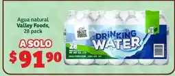 Soriana Híper Valley Foods agua natural oferta