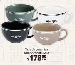 La Comer Mr. Coffee taza de cerámica oferta