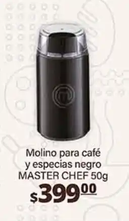 La Comer Master Chef molino para café y especias negro oferta