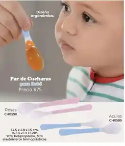 Colchas Concord Par de Cucharas para Bebé oferta