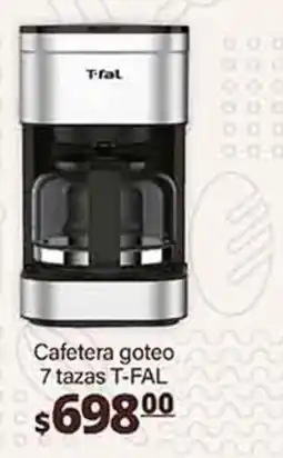 La Comer T-fal Cafetera goteo 7 tazas oferta