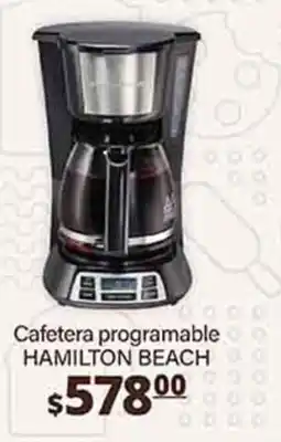 La Comer Hamilton Beach Cafetera programable oferta
