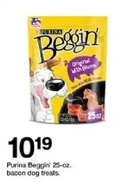 Target Purina Beggin' bacon dog treats oferta