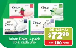Soriana Híper Jabón Dove oferta