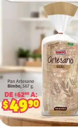 Soriana Híper Bimbo Pan Artesano oferta