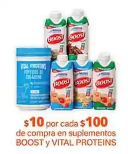 La Comer Boost y Vital Proteins oferta