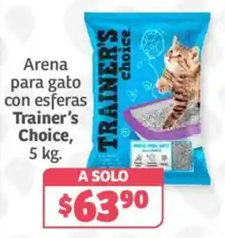 Soriana Híper Trainer's Choice arena para gato con esferas oferta