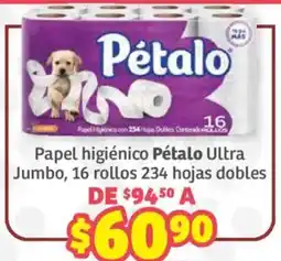 Soriana Híper Pétalo Ultra Jumbo oferta