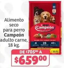 Soriana Híper Campeón adulto carne oferta