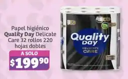 Soriana Híper Quality Day Delicate Care oferta