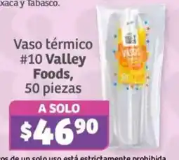 Soriana Híper Valley Foods Vaso térmico #10 oferta