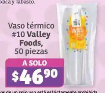 Soriana Híper Valley Foods Vaso térmico #10 oferta
