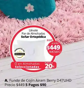 Airam Funda de Cojín Berry