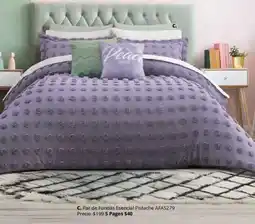 Colchas Concord Par de Fundas Esencial Pistache oferta