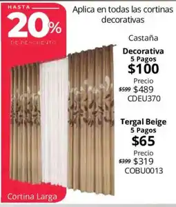 Colchas Concord Cortina Larga oferta