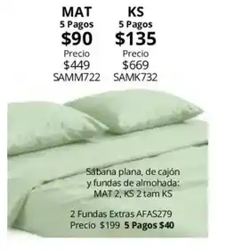 Colchas Concord Sábana plana, de cajón y fundas de almohada oferta