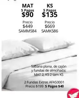 Colchas Concord Sábana plana, de cajón y fundas de almohada oferta