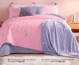 Colchas Concord Cobertor Ultrasuave Lavanda oferta