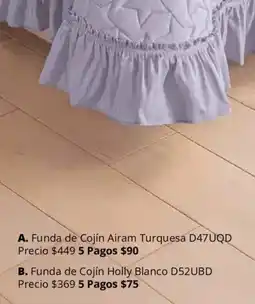 Colchas Concord Funda de Cojín Airam Turquesa oferta