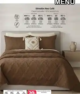 Colchas Concord Edredón Neo Café oferta