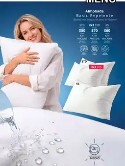 Colchas Concord Almohada Basic Repelente oferta