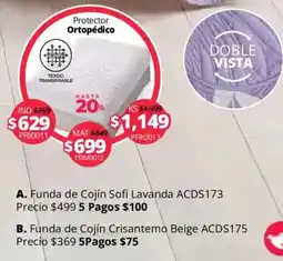 Colchas Concord Sofi Funda de Cojín Lavanda oferta