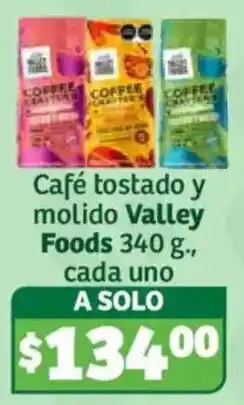 Soriana Híper Valley Foods Café tostado y molido oferta