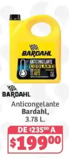 Soriana Híper Bardahl Anticongelante oferta