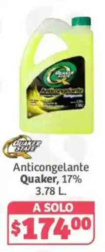 Soriana Híper Quaker Anticongelante 17% oferta