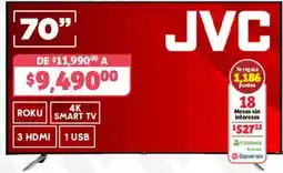 Soriana Híper JVC 4K SMART TV oferta