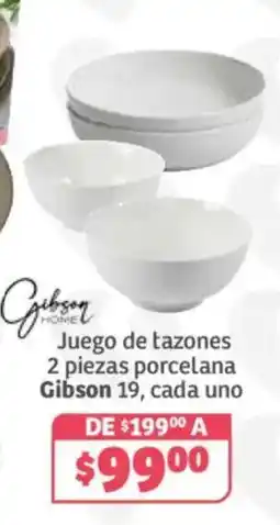 Soriana Híper Gibson Juego de tazones oferta