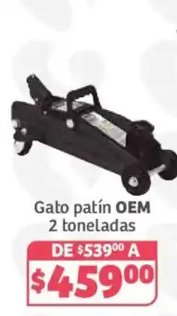 Soriana Híper Gato patín OEM oferta